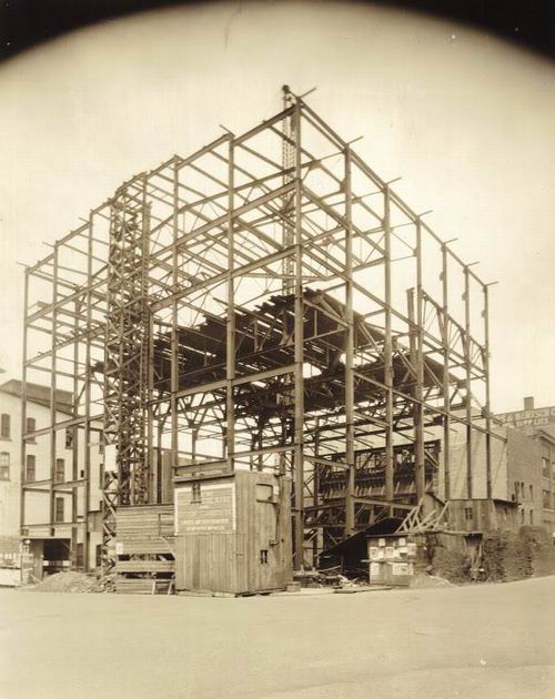 Regent Theatre - CONSTRUCTION 1922–23 CRESCENT ST AT BOND AVE FROM DOUG TAYLOR